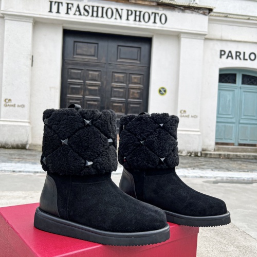 Replica Valentino Boots For Women #1016693 $105.00 USD for Wholesale