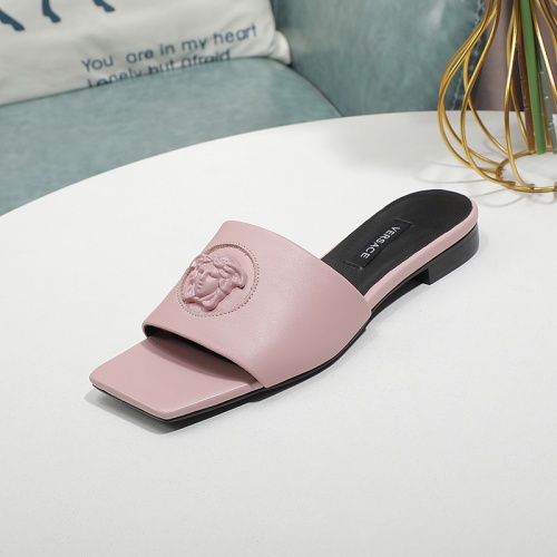 Replica Versace Slippers For Women #1016875 $80.00 USD for Wholesale