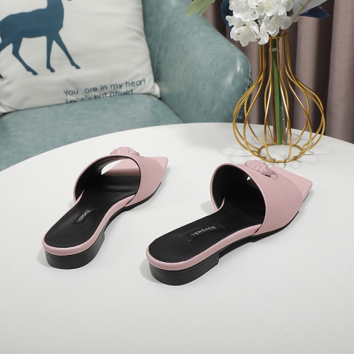 Replica Versace Slippers For Women #1016875 $80.00 USD for Wholesale