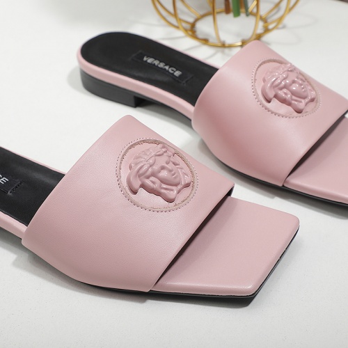 Replica Versace Slippers For Women #1016875 $80.00 USD for Wholesale