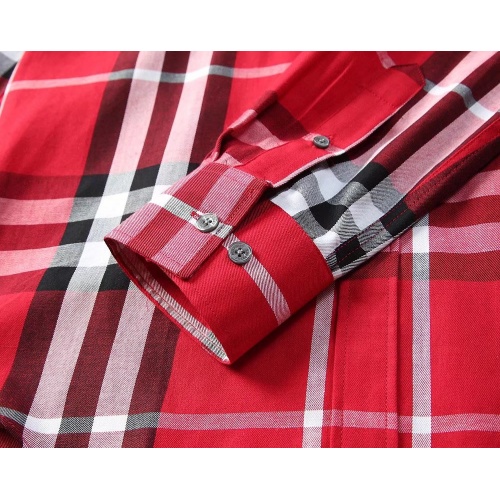 Replica Burberry Shirts Long Sleeved For Men #1016956 $38.00 USD for Wholesale