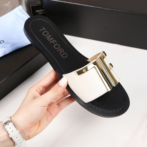 Replica Tom Ford Slippers For Women #1016961 $64.00 USD for Wholesale