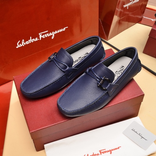 Salvatore Ferragamo Leather Shoes For Men #1016985