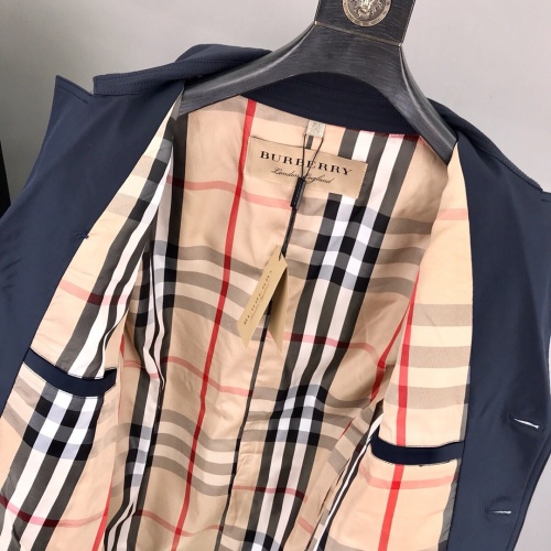 Replica Burberry Trench Coat Long Sleeved For Men #1017049 $98.00 USD for Wholesale