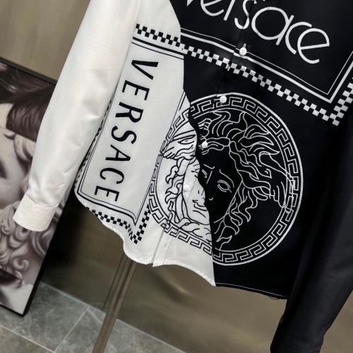 Replica Versace Shirts Long Sleeved For Men #1017150 $52.00 USD for Wholesale