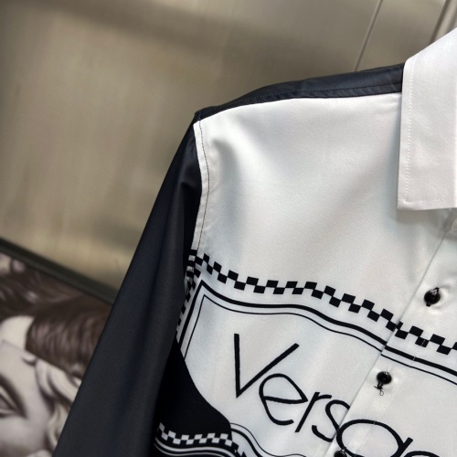 Replica Versace Shirts Long Sleeved For Men #1017151 $52.00 USD for Wholesale
