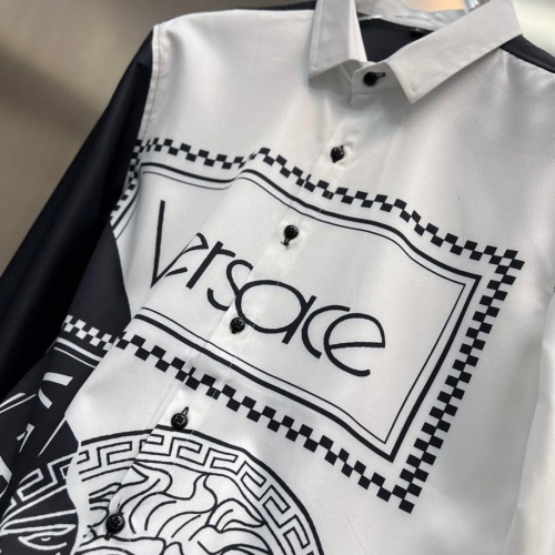 Replica Versace Shirts Long Sleeved For Men #1017151 $52.00 USD for Wholesale