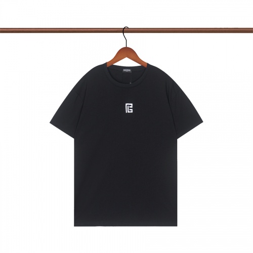 Replica Balmain T-Shirts Short Sleeved For Unisex #1017322 $32.00 USD for Wholesale