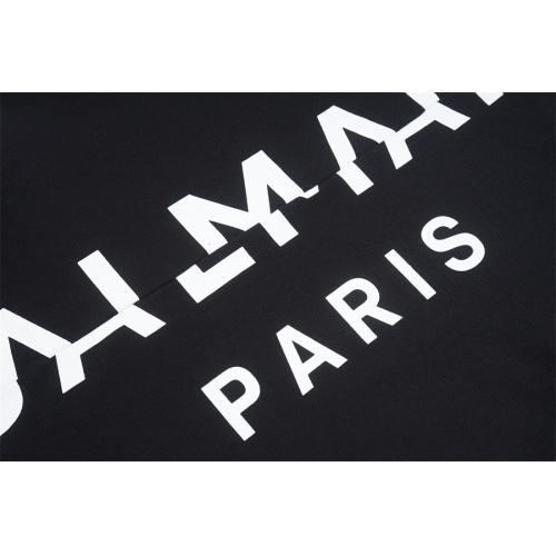 Replica Balmain T-Shirts Short Sleeved For Unisex #1017322 $32.00 USD for Wholesale