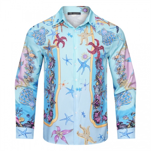 Versace Shirts Long Sleeved For Men #1017391