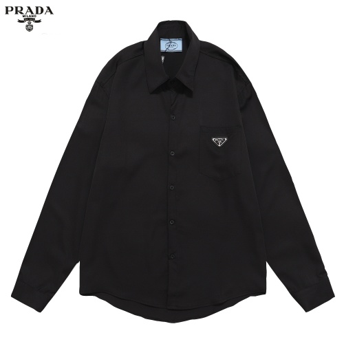 Prada Shirts Long Sleeved For Men #1017426 $40.00 USD, Wholesale Replica Prada Shirts