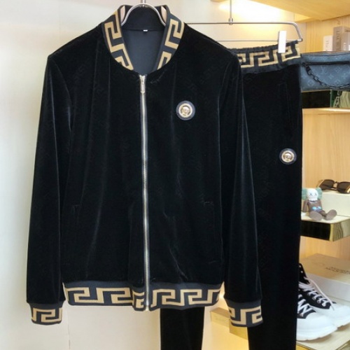 Versace Tracksuits Long Sleeved For Men #1017661 $92.00 USD, Wholesale Replica Versace Tracksuits