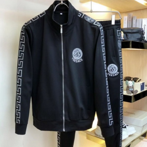 Versace Tracksuits Long Sleeved For Men #1017676 $92.00 USD, Wholesale Replica Versace Tracksuits