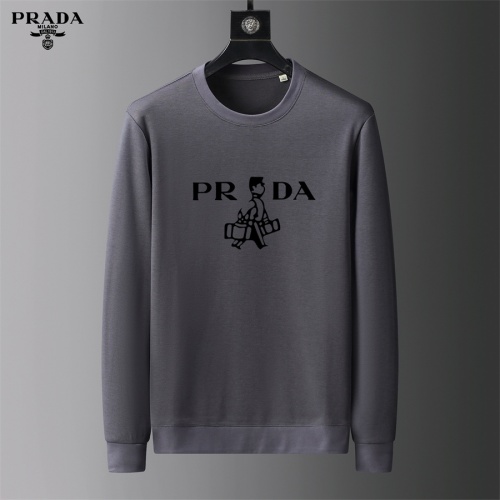 Prada Hoodies Long Sleeved For Men #1017713 $45.00 USD, Wholesale Replica Prada Hoodies