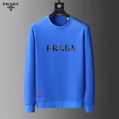 Prada Hoodies Long Sleeved For Men #1017717 $45.00 USD, Wholesale Replica Prada Hoodies