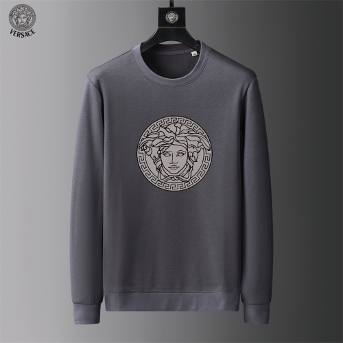 Versace Hoodies Long Sleeved For Men #1017780 $45.00 USD, Wholesale Replica Versace Hoodies