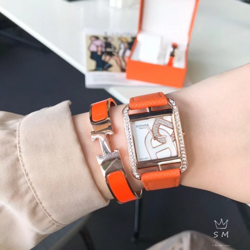 Replica Hermes Watches For Women #1017825 $36.00 USD for Wholesale