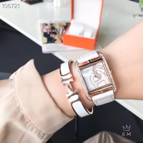 Replica Hermes Watches For Women #1017829 $36.00 USD for Wholesale