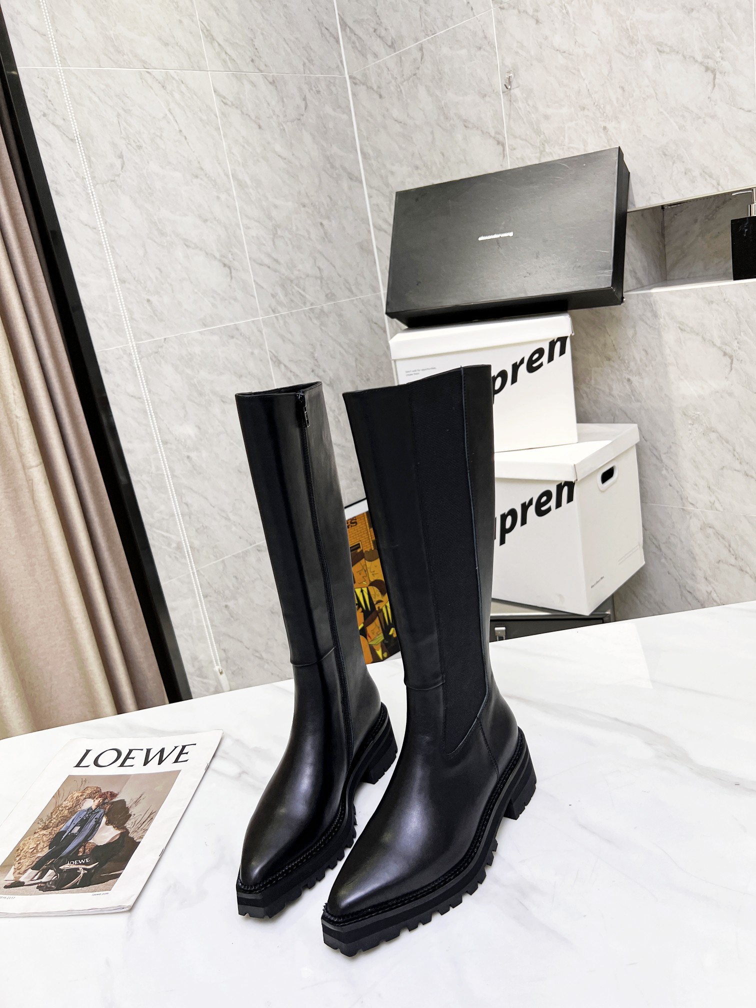 alexander wang rain boots