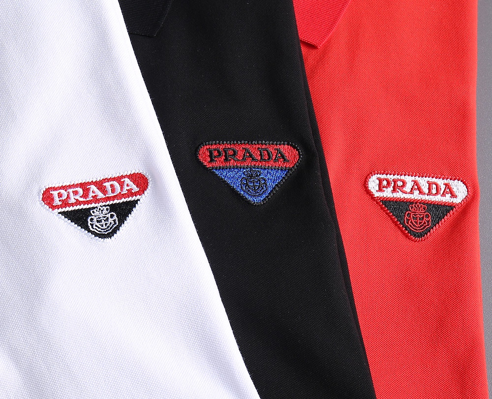 Prada TShirts Short Sleeved For Men 1007340 52.00 USD, Wholesale
