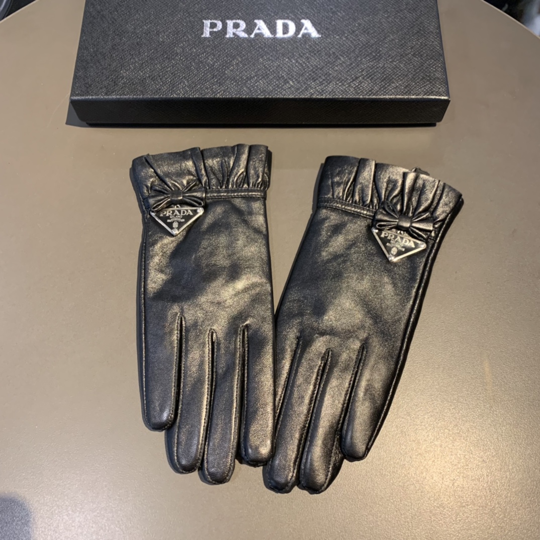 Prada Gloves For Women #1012670 $56.00 USD, Wholesale Replica Prada Gloves