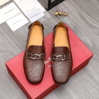 $88.00 USD Salvatore Ferragamo Leather Shoes For Men #1007135