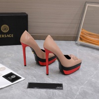 $128.00 USD Versace High-Heeled Shoes For Women #1007363