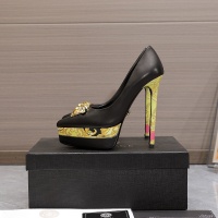 $128.00 USD Versace High-Heeled Shoes For Women #1007370