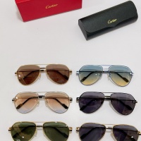 $60.00 USD Cartier AAA Quality Sunglassess #1008336