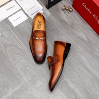 $85.00 USD Salvatore Ferragamo Leather Shoes For Men #1016350