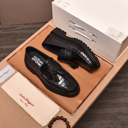 Salvatore Ferragamo Leather Shoes For Men #1018601 $102.00 USD, Wholesale Replica Salvatore Ferragamo Leather Shoes