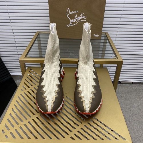 Replica Christian Louboutin Boots For Men #1018604 $100.00 USD for Wholesale
