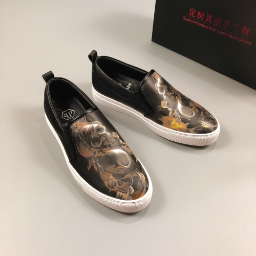 Philipp Plein Shoes For Men #1018992 $76.00 USD, Wholesale Replica Philipp Plein PP Casual Shoes