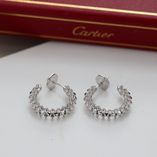 Replica Cartier Earrings For Women #1019628 $42.00 USD for Wholesale