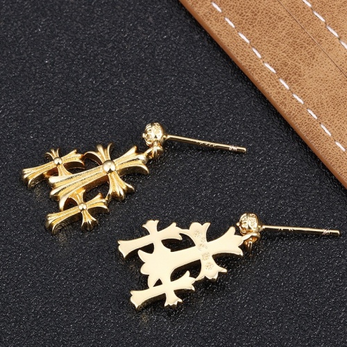 Replica Chrome Hearts Earrings #1019718 $34.00 USD for Wholesale
