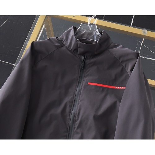 Replica Prada New Jackets Long Sleeved For Men #1019735 $76.00 USD for Wholesale
