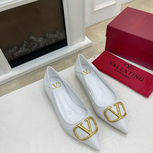 Replica Valentino Flat Shoes For Women #1019954 $92.00 USD for Wholesale