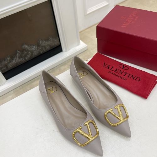 Replica Valentino Flat Shoes For Women #1019956 $92.00 USD for Wholesale