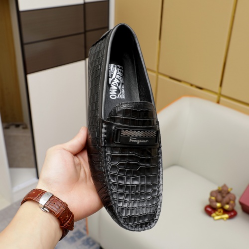 Replica Salvatore Ferragamo Leather Shoes For Men #1020009 $68.00 USD for Wholesale