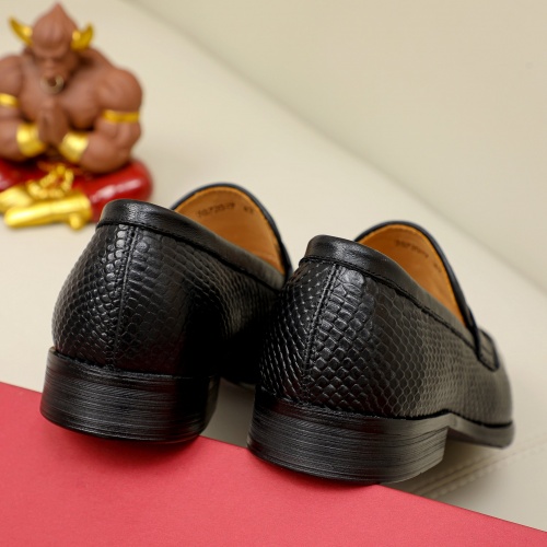 Replica Salvatore Ferragamo Leather Shoes For Men #1020016 $82.00 USD for Wholesale