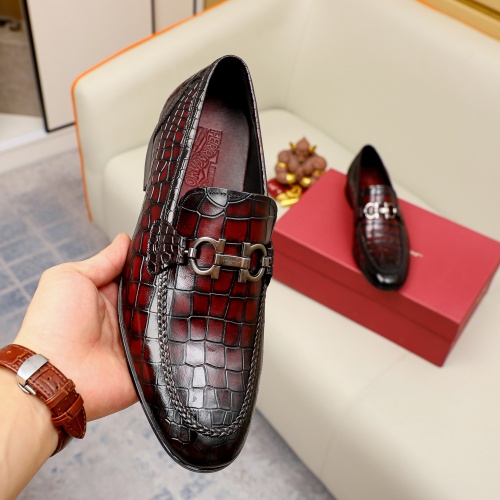 Replica Salvatore Ferragamo Leather Shoes For Men #1020026 $98.00 USD for Wholesale