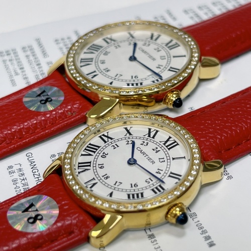 Replica Cartier AAA Quality Watches For Unisex #1020034 $130.00 USD for Wholesale