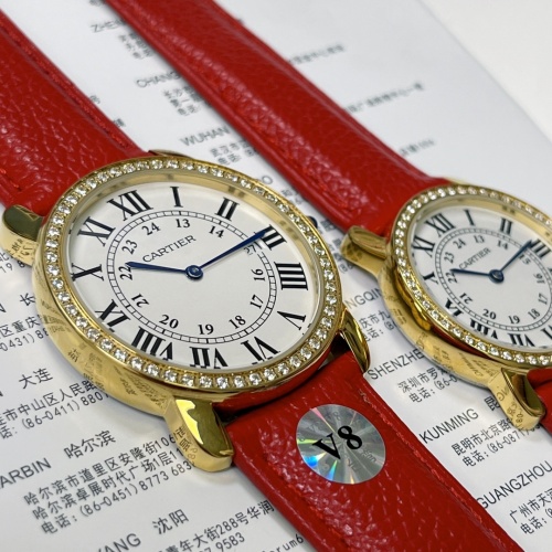 Replica Cartier AAA Quality Watches For Unisex #1020034 $130.00 USD for Wholesale