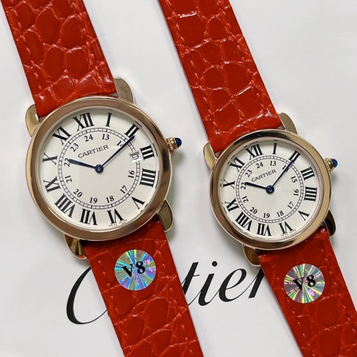 Cartier AAA Quality Watches For Unisex #1020038 $130.00 USD, Wholesale Replica Cartier AAA Quality Watches