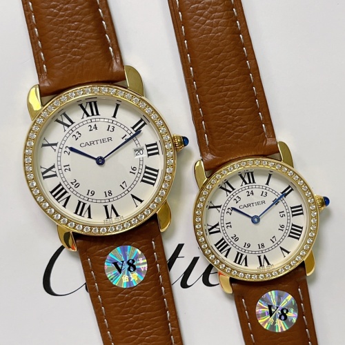 Cartier AAA Quality Watches For Unisex #1020051 $130.00 USD, Wholesale Replica Cartier AAA Quality Watches