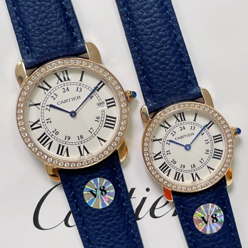 Cartier AAA Quality Watches For Unisex #1020074 $130.00 USD, Wholesale Replica Cartier AAA Quality Watches