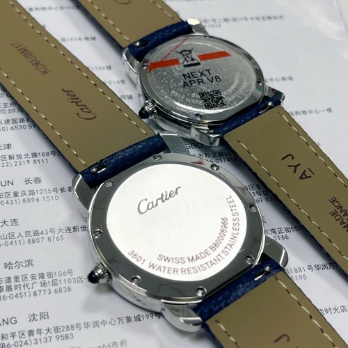 Replica Cartier AAA Quality Watches For Unisex #1020075 $130.00 USD for Wholesale