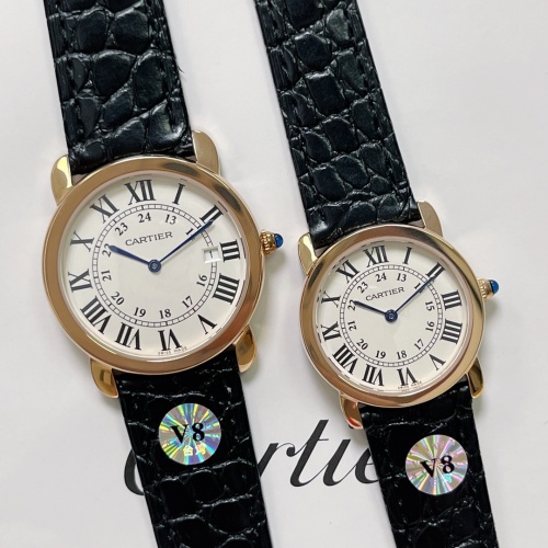 Cartier AAA Quality Watches For Unisex #1020085 $130.00 USD, Wholesale Replica Cartier AAA Quality Watches