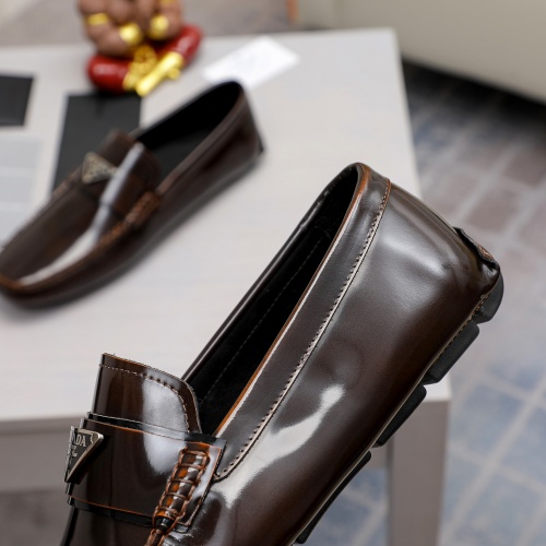 Replica Prada Leather Shoes For Men #1020131 $80.00 USD for Wholesale