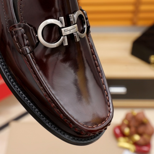 Replica Salvatore Ferragamo Leather Shoes For Men #1020145 $76.00 USD for Wholesale